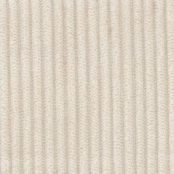 Ivory ribbed fabric texture with vertical linear pattern, densely woven textile displaying subtle tonal variation and a matte finish.